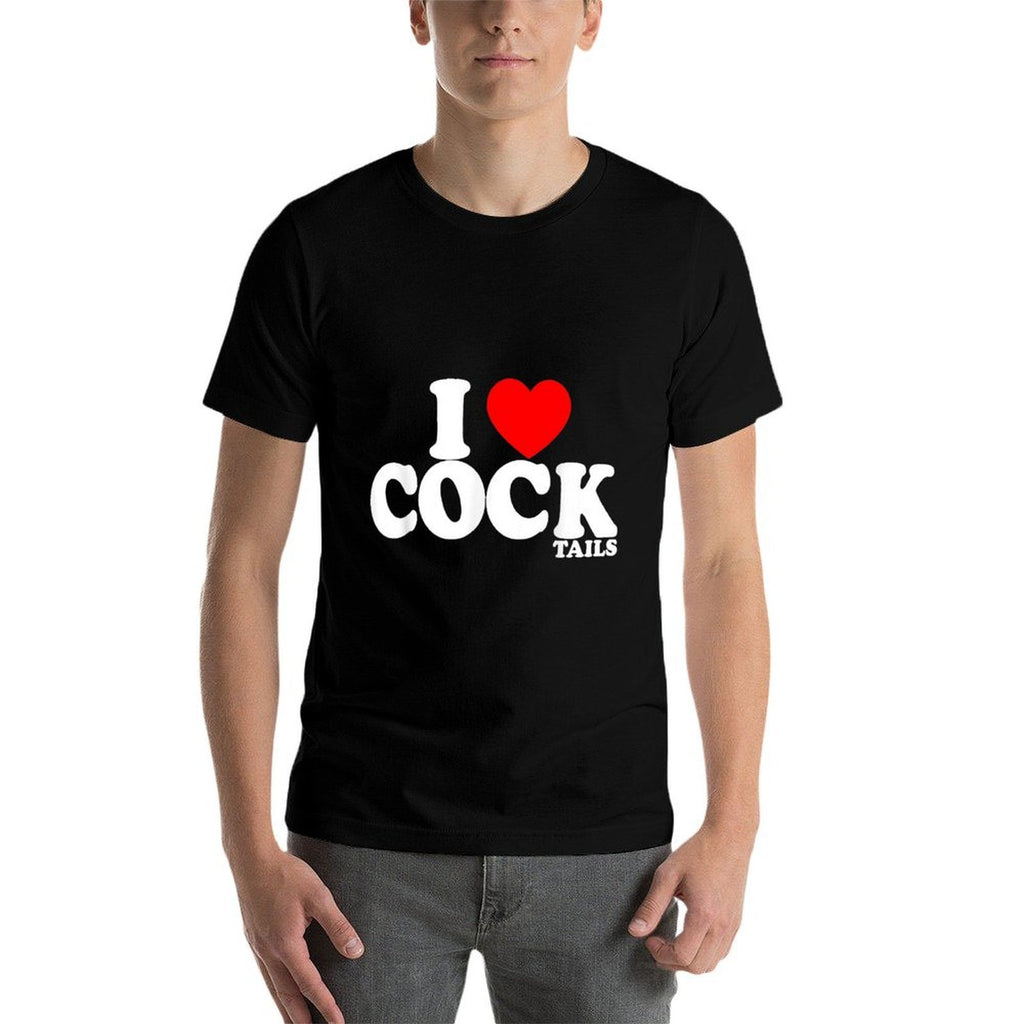Funny I Love Cocktails I Heart Cocktails Alcohol Drinking  Odor-resistant T-Shirt