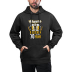 Cheers And Beers To My 70 Years 70th Birthday Versatile Streetwear Hoodie