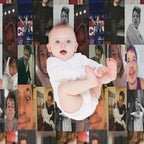 Charlie Puth Collage Velvety-soft Throw Blanket