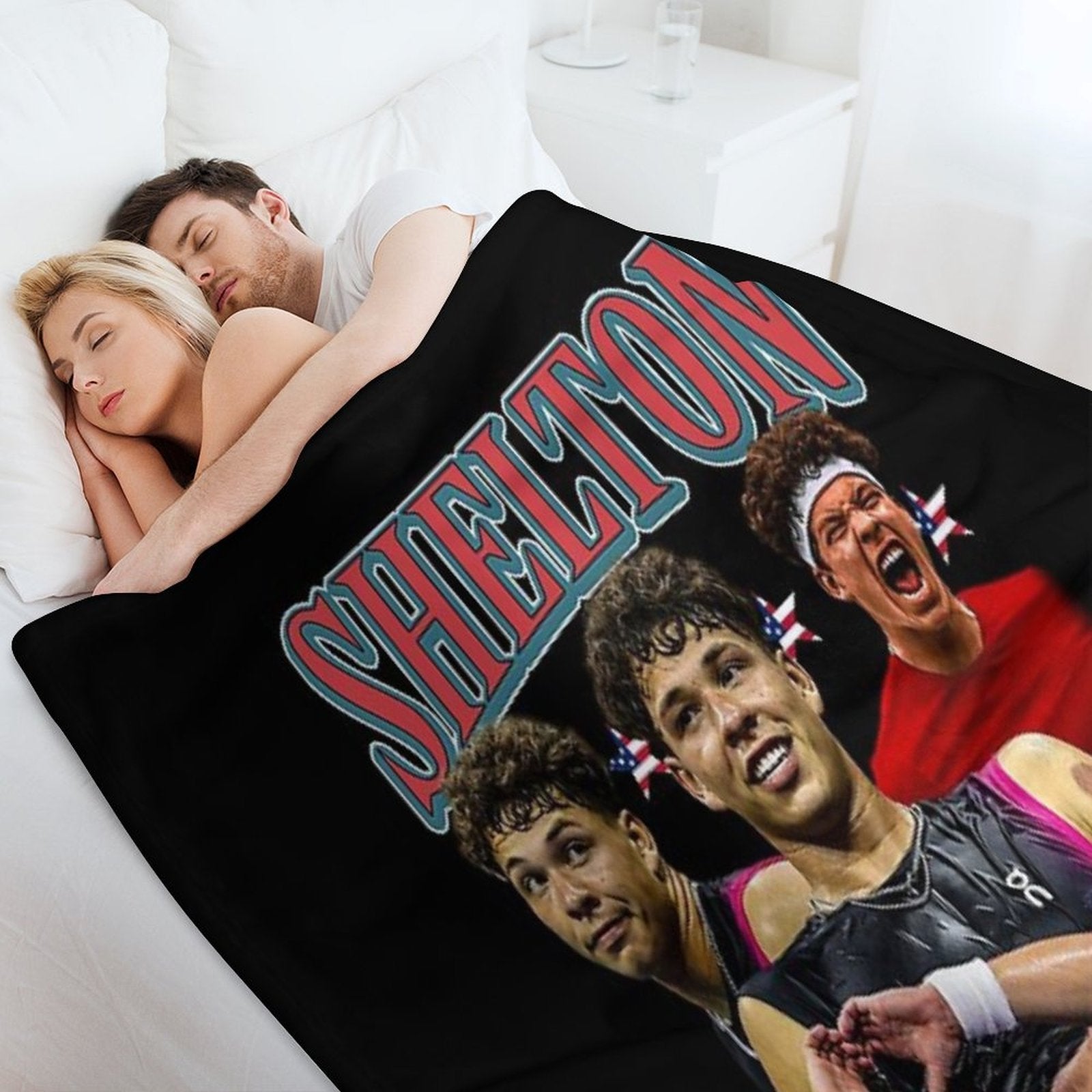 Champions Ben Shelton Vintage Bootleg Comfort Throw Blanket