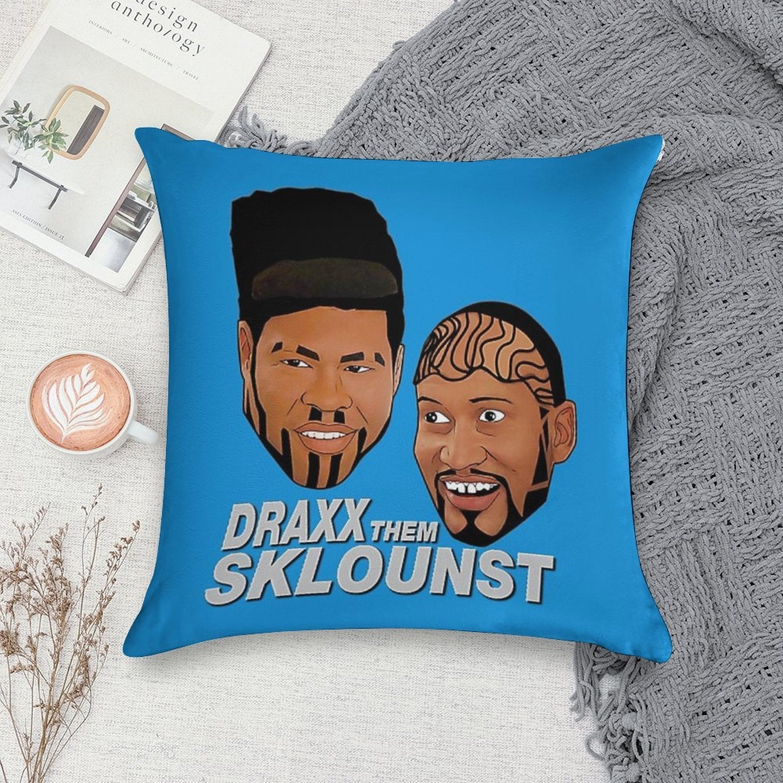 Key & Peele Draxx Them Sklounst Soft Warmth Comfort Throw Pillow