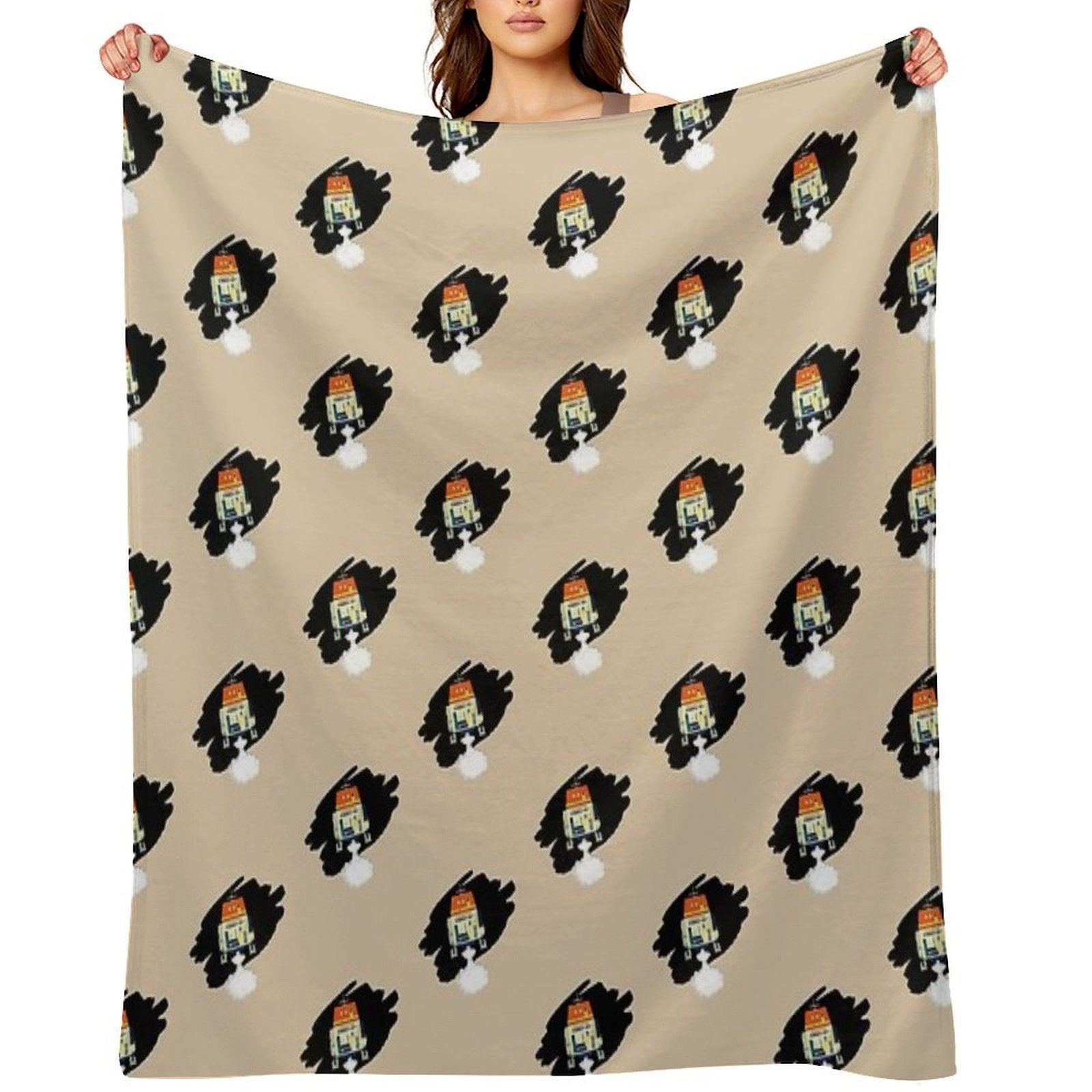 Chop in Space Eco-conscious Throw Blanket
