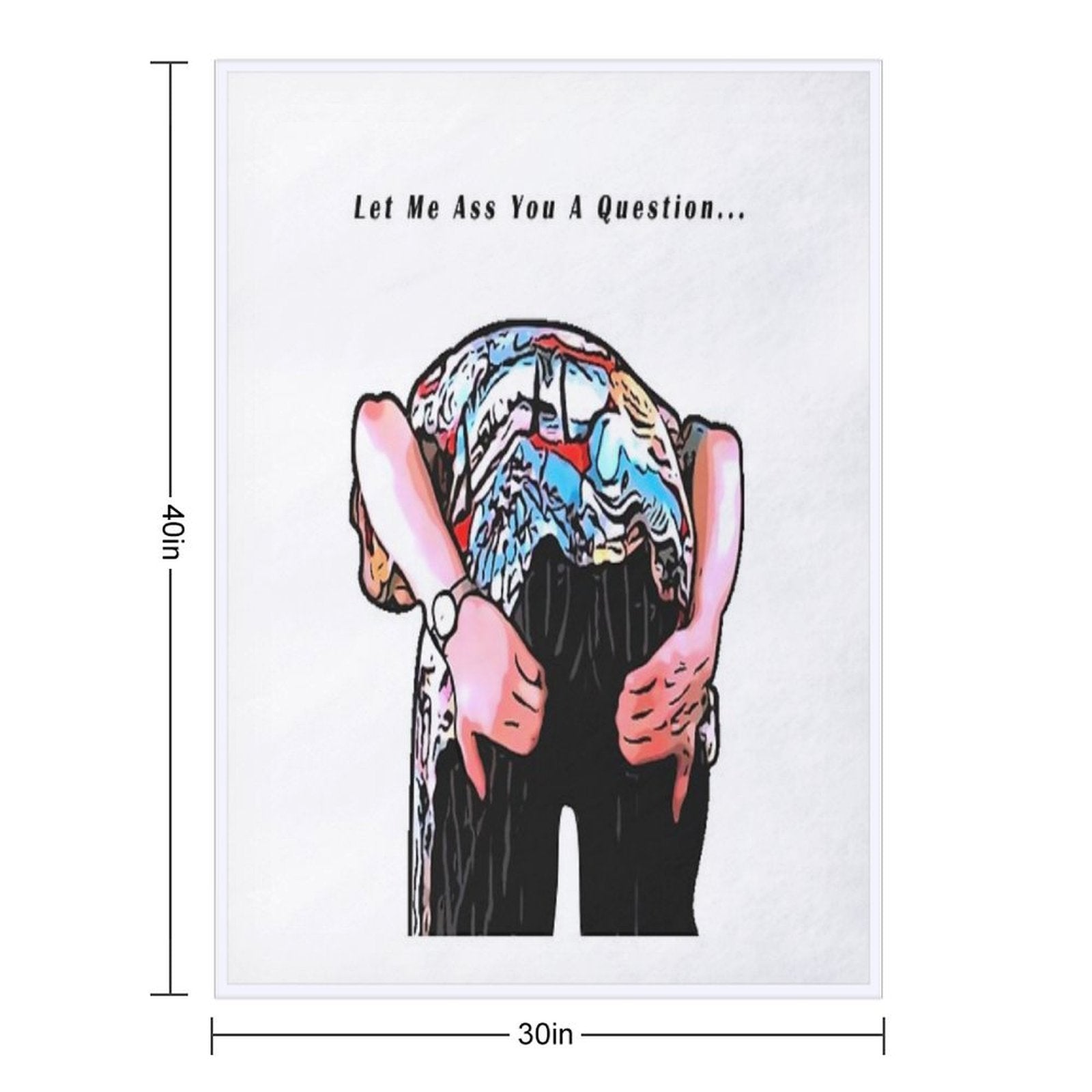 Pet Detective Cartoon Travel-friendly Throw Blanket