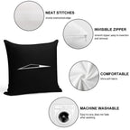 Tesla Cybertruck Minimalist Glowing Triangle Soft Skin-Friendly Throw Pillow