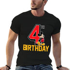 Disney - Mickey Mouse My 4th Birthday  Lightweight T-Shirt