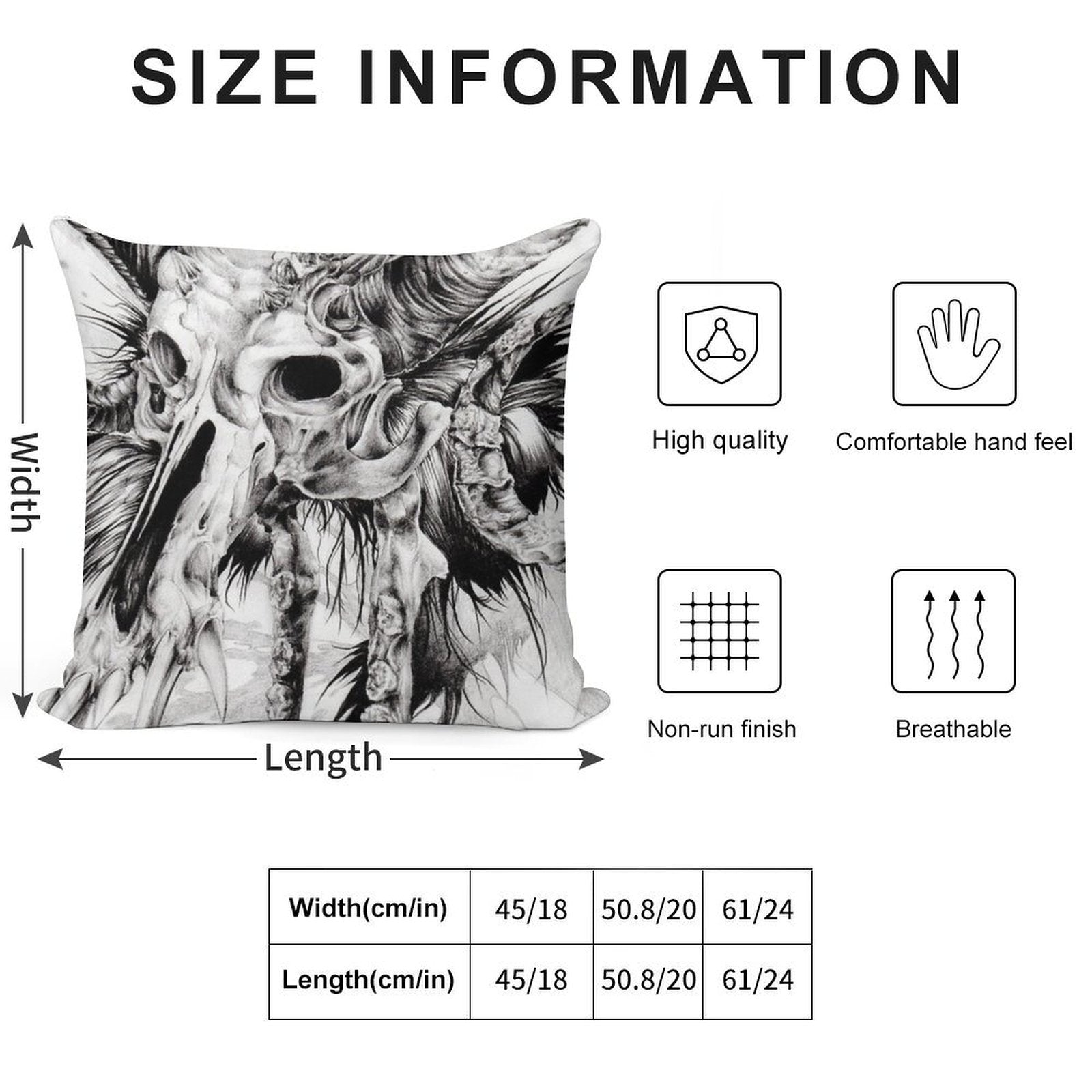 Capricorn Soft Luxury Feel Throw Pillow