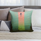 Be Careful Soft Hidden Zipper Throw Pillow