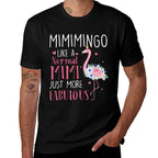 Flamingo Mimimingo Like A Normal Mimi Gifts Funny Grandma  Classic T-Shirt