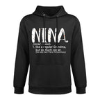 Nina Shirts for Women Mothers Day Idea Cute Grandma Nina Colorfast Hoodie