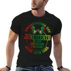 Juneteenth Freedom Day Emancipation Proclamation Mens Womens  Moisture-wicking T-Shirt