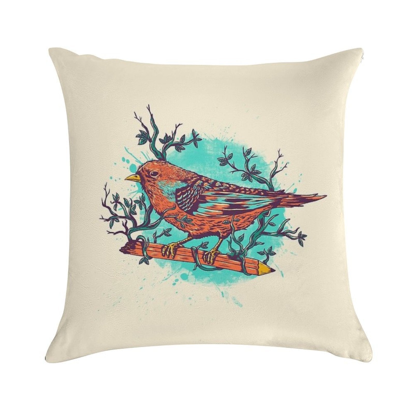 Bird Soft Multiple Sizes Throw Pillow