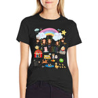 Storytime Story Telling Nursery Rhymes Childrens Librarian  Ribbed Collar T-Shirt