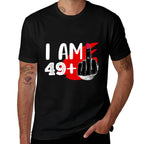 I Am 49 Plus 1 Middle Finger For A 50th Birthday  Breathable T-Shirt