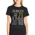 21st Birthday Man  Ich Bin Jetzt 21  21st Birthday  Easy-care T-Shirt