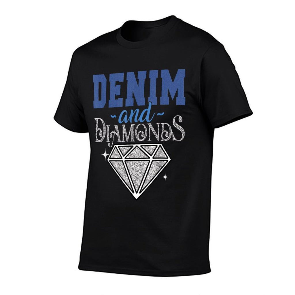 Denim And Diamonds Stylish Blue Denim  Lightweight T-Shirt