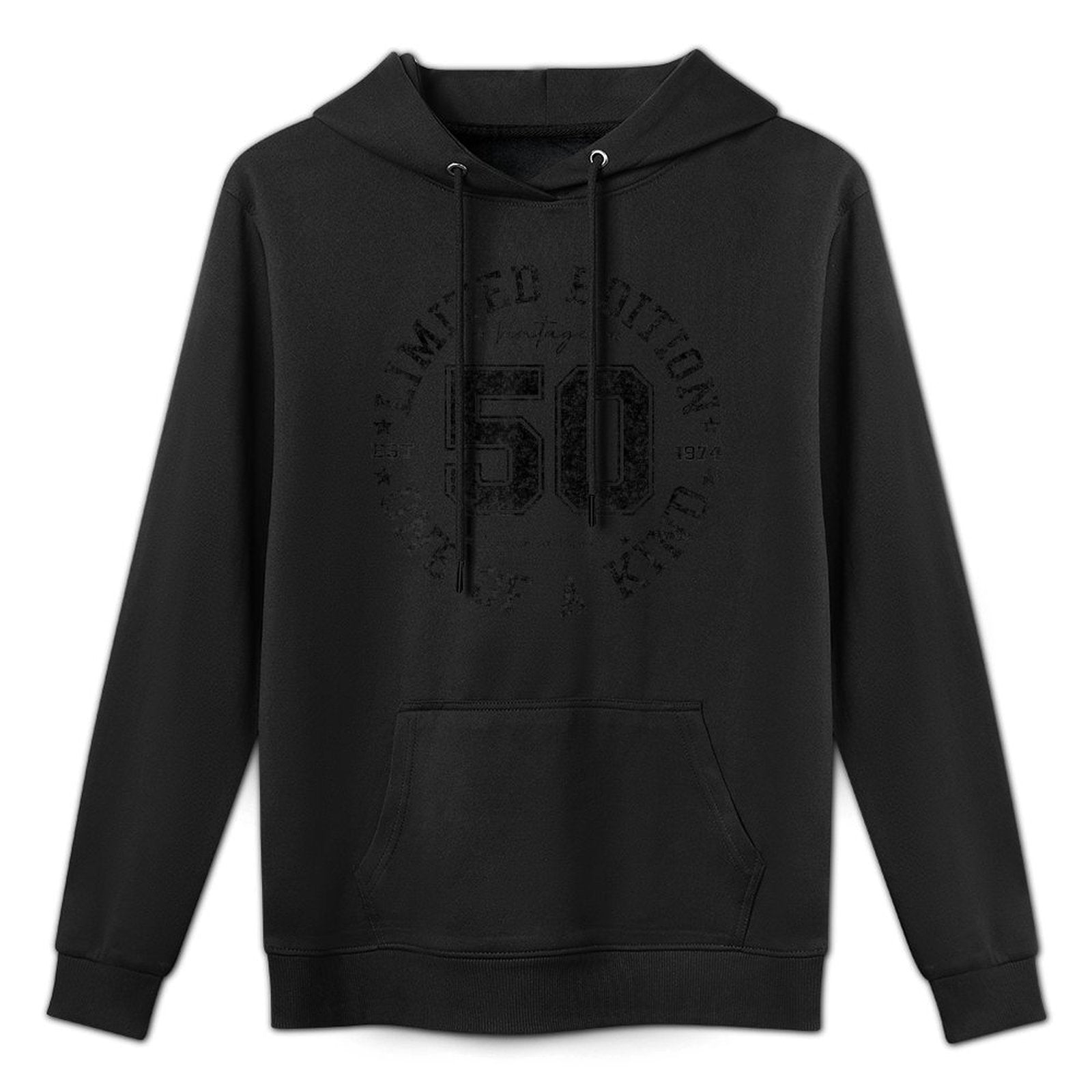 Vintage 1974 One of A Kind 50th Birthday 50 Year Old Gifts Medium-Weight Fabric Hoodie