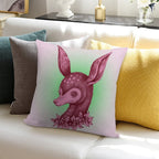 Rudy Soft Short Plush Fabric Throw Pillow