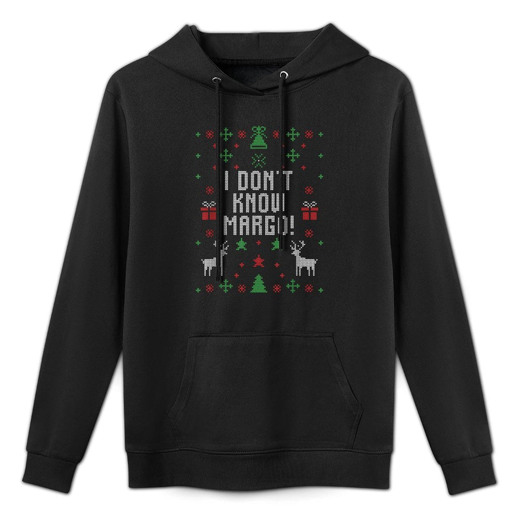 Ugly Christmas Sweater I Don't Know Margo Customizable Surface Hoodie