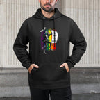 Be Gay, Do Crime!  Rainbow LGBTQ Meme Relaxed Fit Hoodie