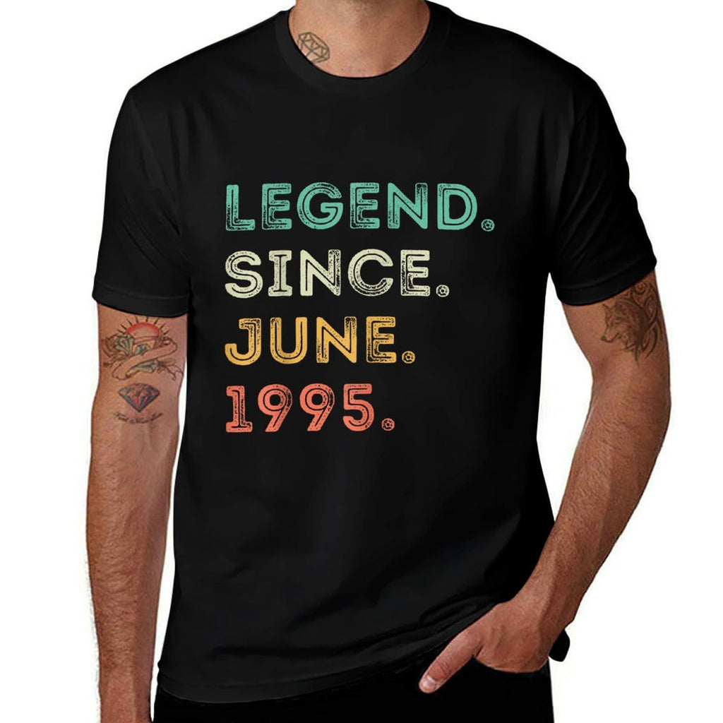30 Years Old Legend Since June 1995 30th Birthday  Stretchy T-Shirt