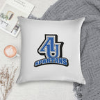 Aurora University Spartans Soft Reinforced Edging Throw Pillow