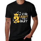 2nd Birthday 2 Legit To Quit Crown Boys Girls Toddler Kids  Summer-ready Fabric T-Shirt