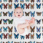 Butterflies Velvety-soft Throw Blanket