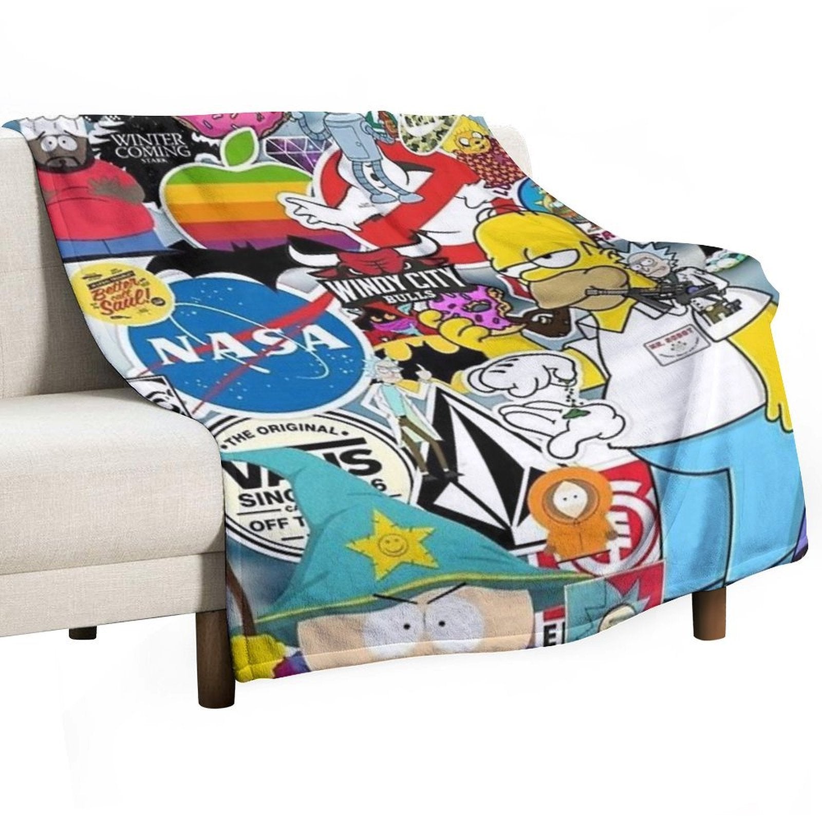 Vintage Brands All-season Throw Blanket