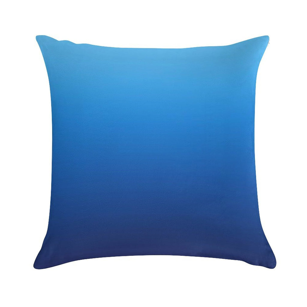 Deep Sea Gradient Soft Washable Throw Pillow