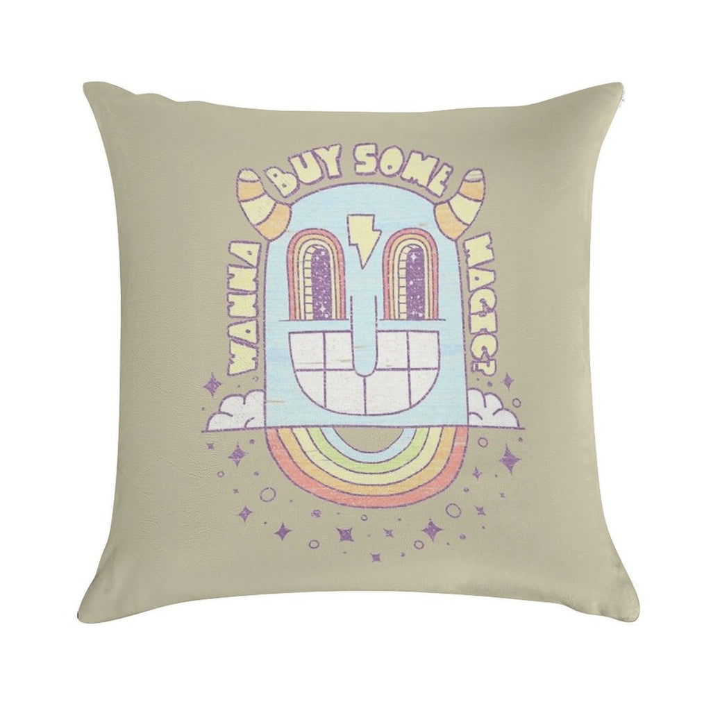 Wanna Buy Some Magic Soft Anti-Pilling Throw Pillow