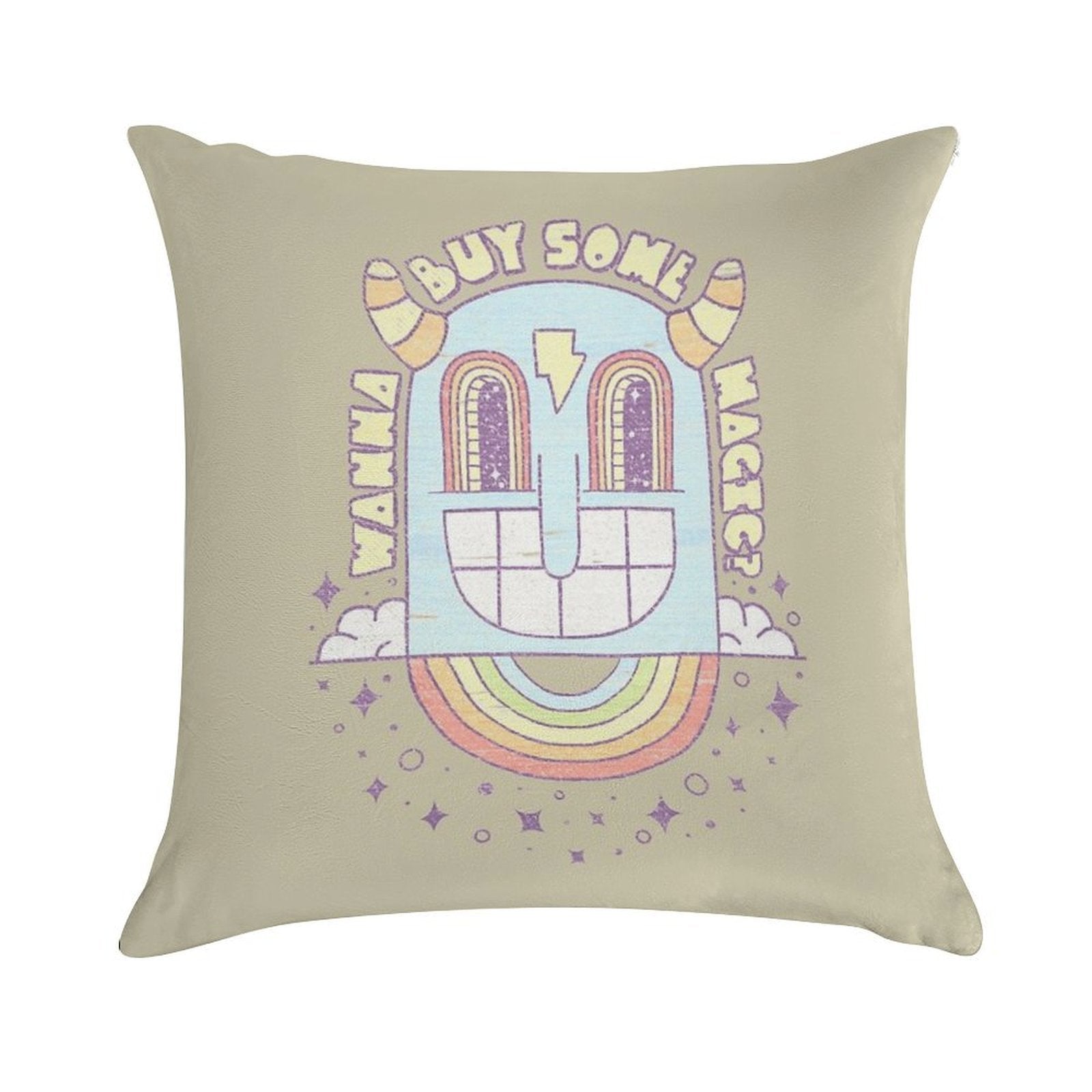 Wanna Buy Some Magic Soft Anti-Pilling Throw Pillow