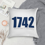 Moravian University 5 Soft Fade-Resistant Throw Pillow