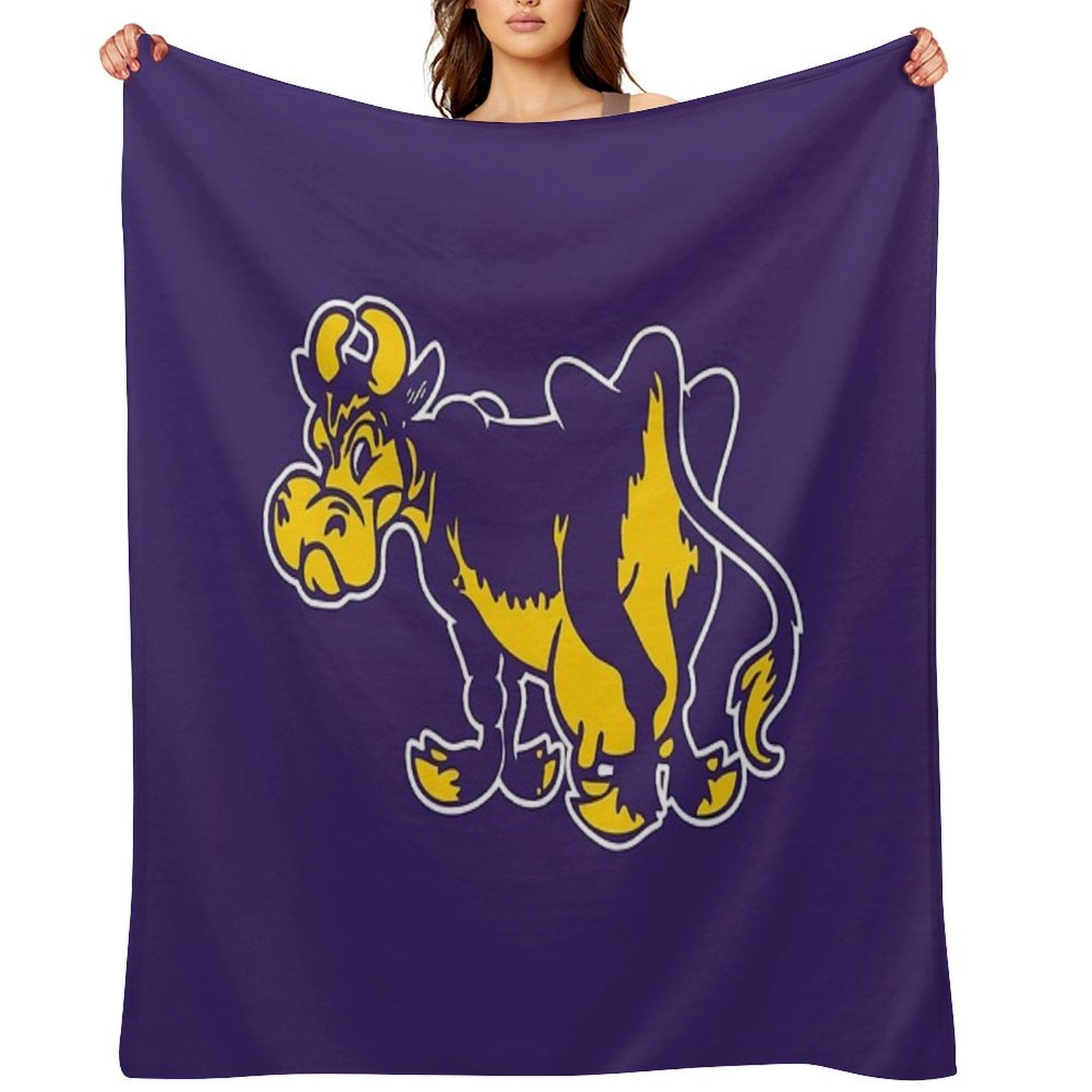 Williams College Ephs Easy Care Throw Blanket