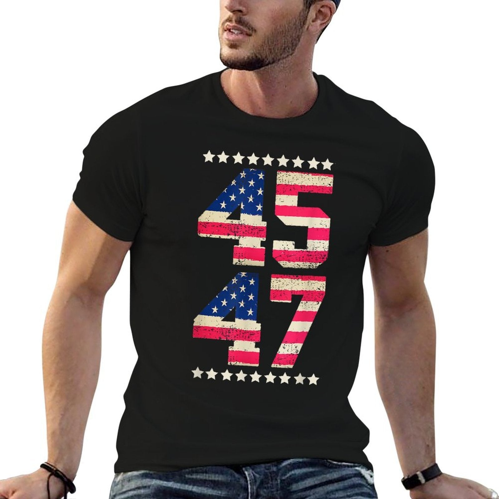 Funny QR President Trump 4547 QR Trump Dancing Code (Back)  Odor-resistant T-Shirt