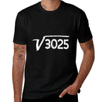 50th Birthday Square Root of 3025 Maths Raglan Baseball  Wrinkle-resistant T-Shirt