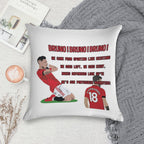 Bruno Fernandes Song Chant MUFC Soft Gift Ready Throw Pillow