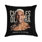 Charles Oliveira Smile Fighter Soft Shrink-Resistant Throw Pillow