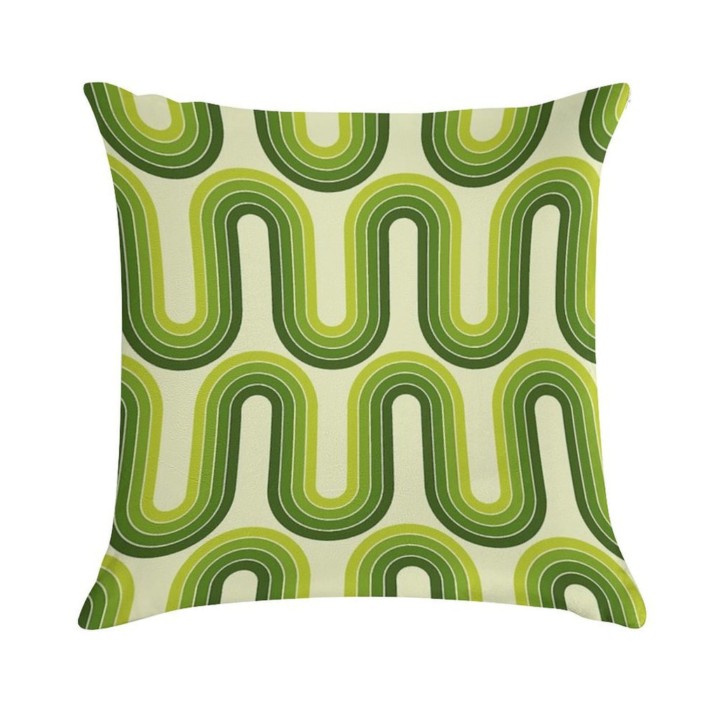 Retro Geometric Arch Design 826 Soft Durable Construction Throw Pillow