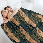 Golden Beauty Comfort Throw Blanket