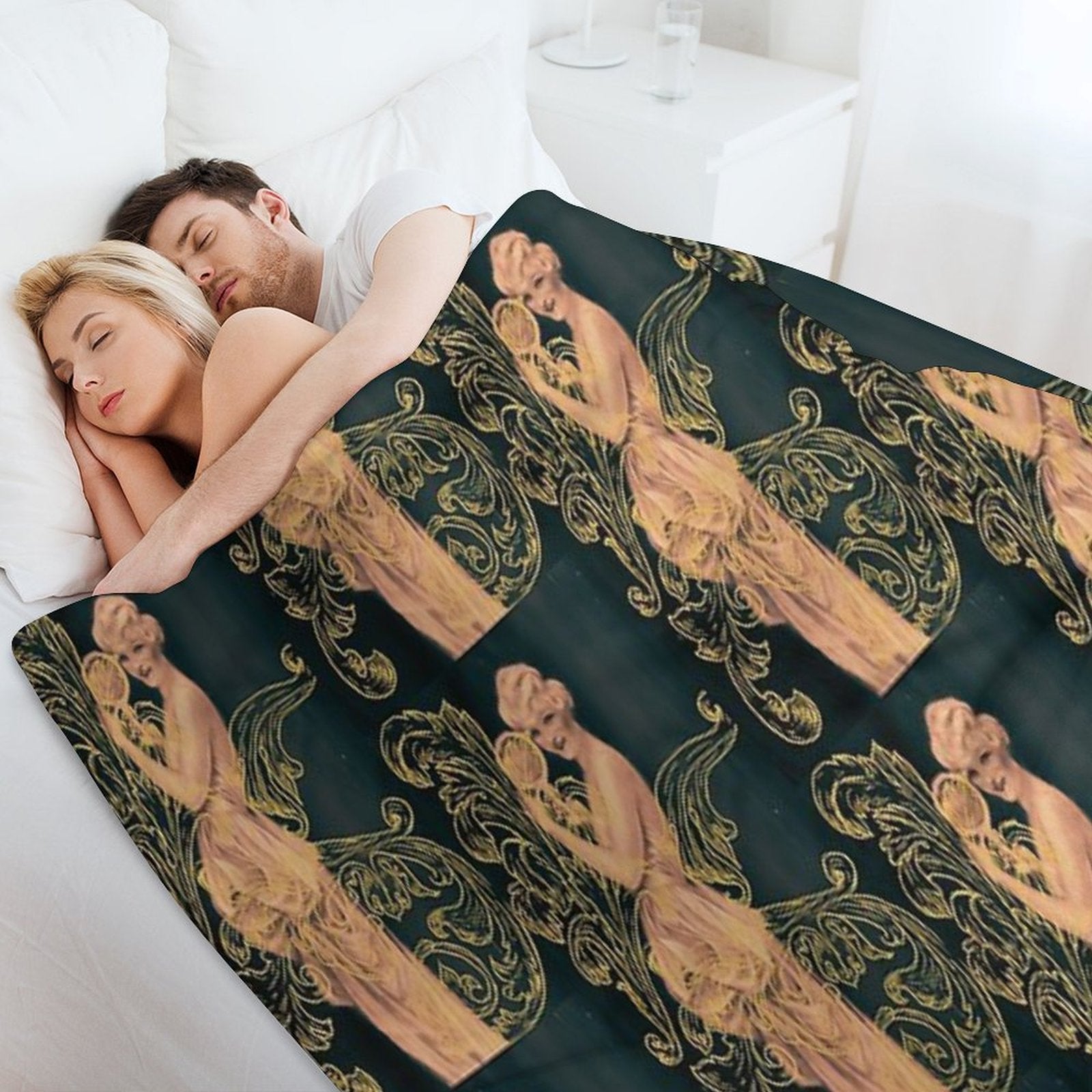Golden Beauty Comfort Throw Blanket