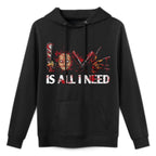 Love Retro All I Funny Need Halloween Scary Horror Movies Breathable Fabric Hoodie
