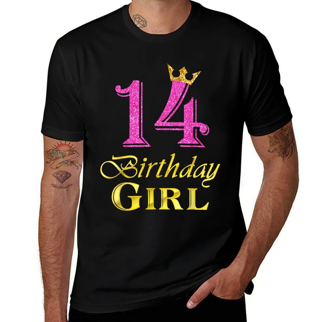 14 Birthday Girl Princess 14 Years Old 14th Birthday  Stretchy T-Shirt