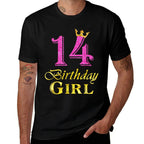 14 Birthday Girl Princess 14 Years Old 14th Birthday  Stretchy T-Shirt