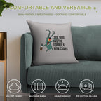 Plankton Secret Formula Handmade Drink Soft High-Density Material Throw Pillow