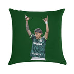 Richard Ríos Palmeiras Soft Hidden Zipper Throw Pillow