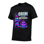 Bruh Its My Birthday Llama Pinata Boy Girl Family Party Bday  Slim-fit Cut T-Shirt