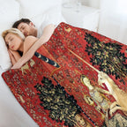 The Lady And The Unicorn À Mon Seul Désir - Sight Quick-dry Throw Blanket