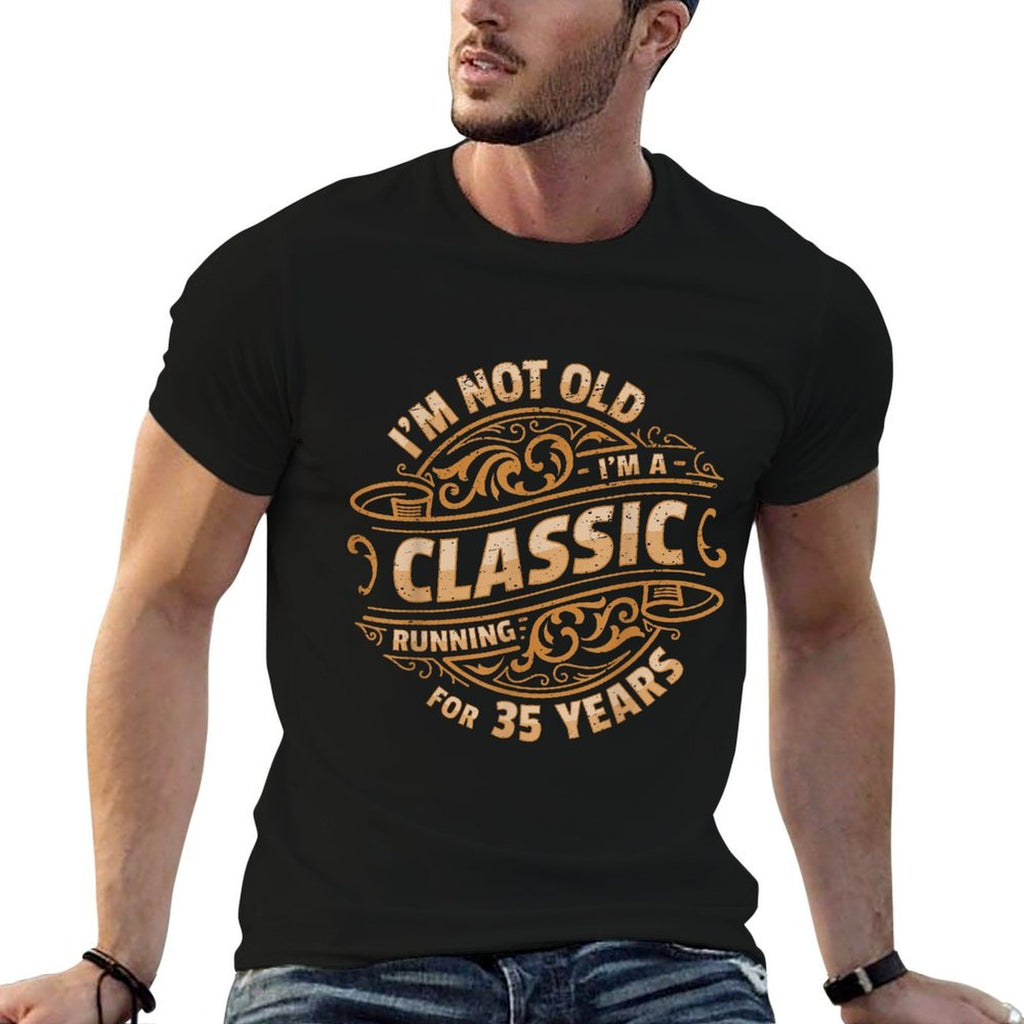 Classic 35 Year Old Man I Vintage 35th Birthday  Relaxed-fit T-Shirt