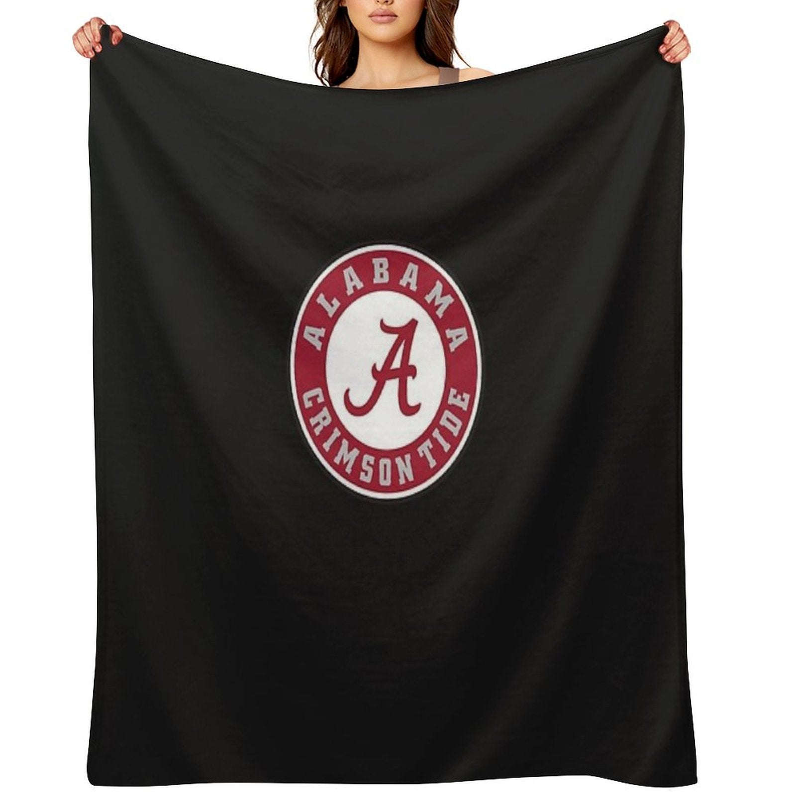 Alabama Logo Classic T-Shirt Lightweight Throw Blanket