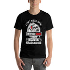 30th Bday Don't Mess With Saurus Dinosaur 30th Birthday  Polyester Blend T-Shirt